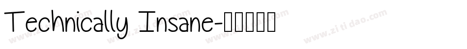 Technically Insane字体转换